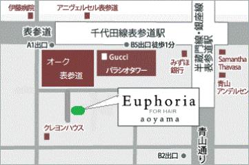 Euphoria aoyama地図