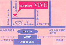 hairplace VIVE地図