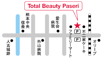 Total Beauty Paseri地図