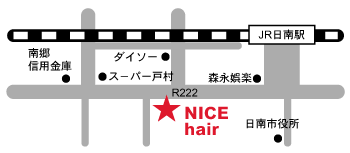 美容室ナイス・ヘアー地図