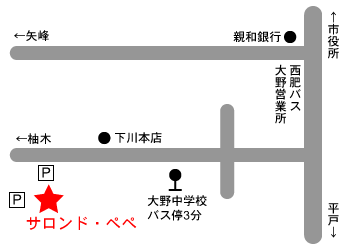 サロンド・ペペ地図