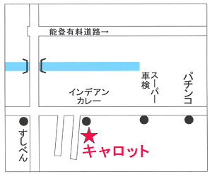 CUT HOUSE キャロット地図