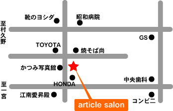 article salon地図